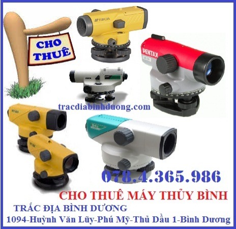 THUÊ MÁY THỦY BÌNH Ở TRẮC ĐỊA BÌNH DƯƠNG